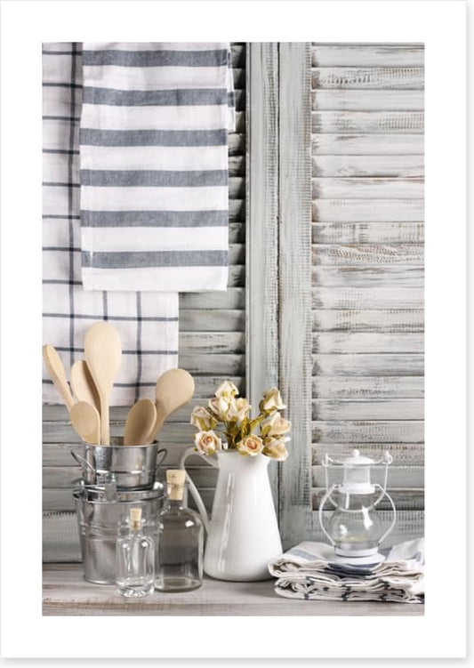 Rustic kitchen still life