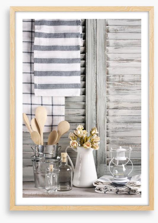 Rustic kitchen still life