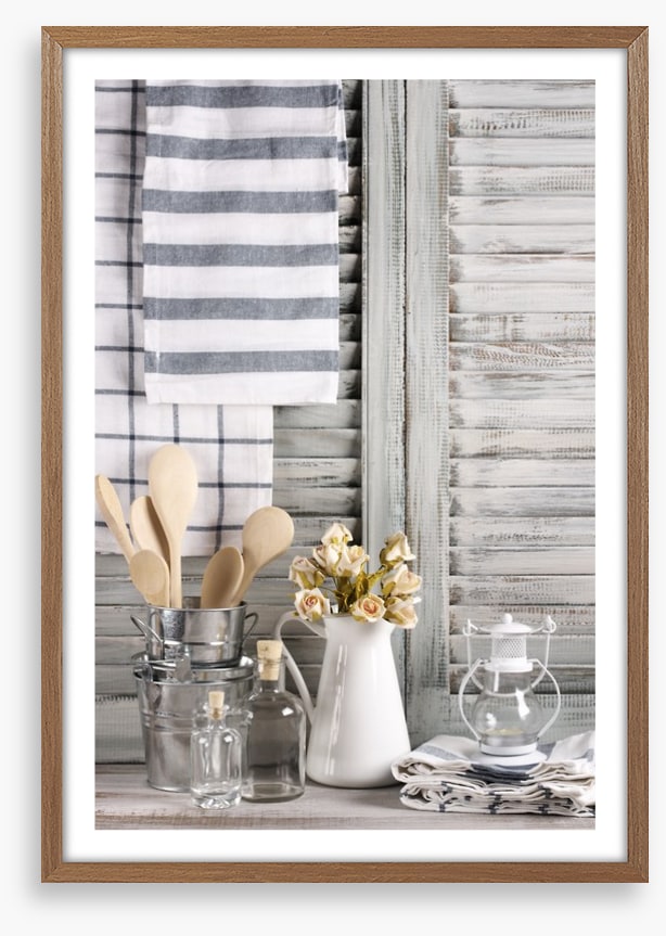 Rustic kitchen still life