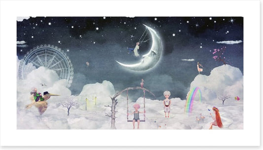 Fairground in the clouds