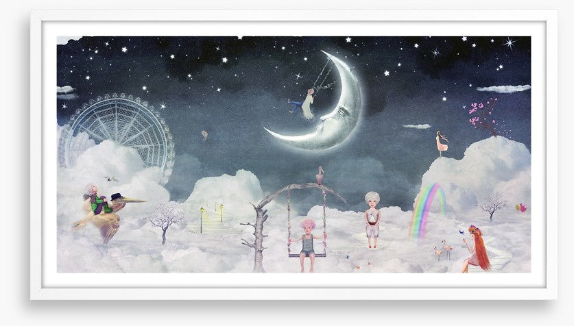 Fairground in the clouds