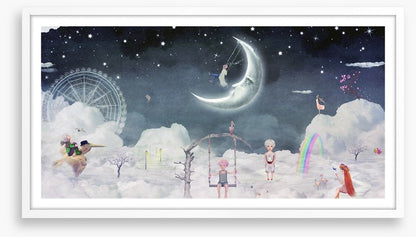 Fairground in the clouds