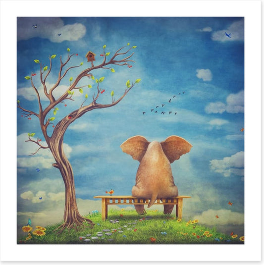 Elephant in the glade
