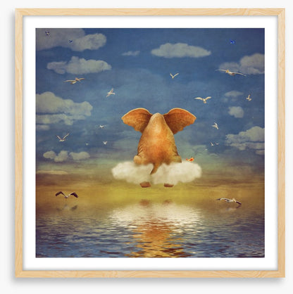 Elephant on the cloud