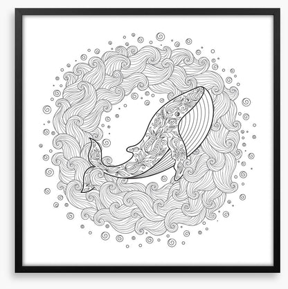 Colour me whale waves