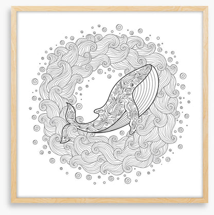 Colour me whale waves