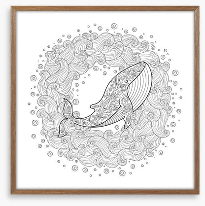 Colour me whale waves