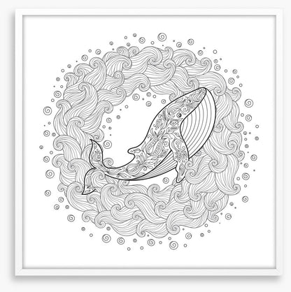 Colour me whale waves