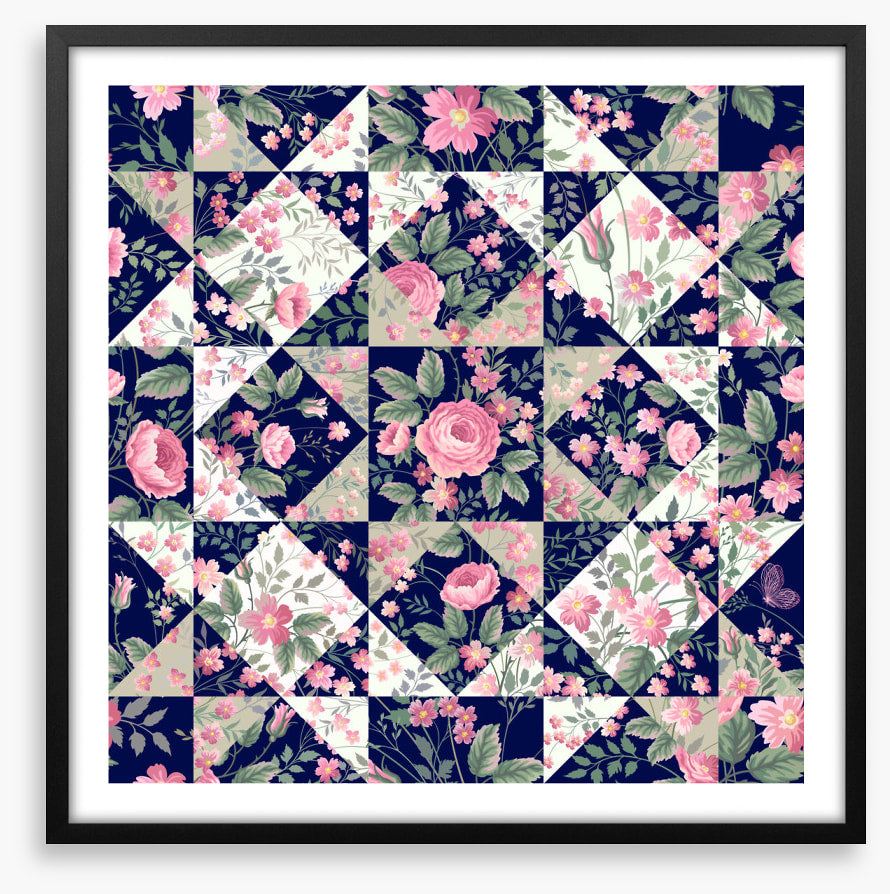 Rosy dusk patchwork