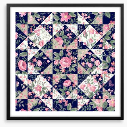Rosy dusk patchwork