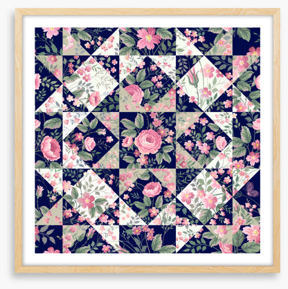 Rosy dusk patchwork
