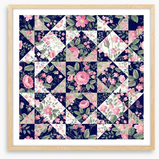 Rosy dusk patchwork