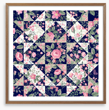 Rosy dusk patchwork