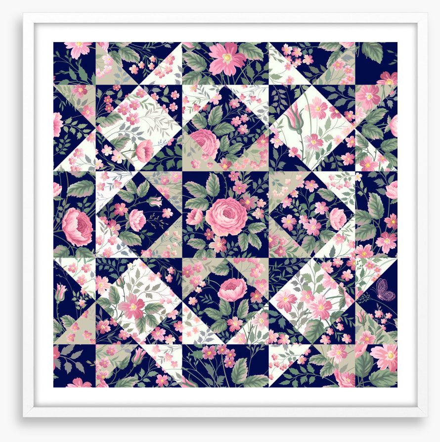 Rosy dusk patchwork