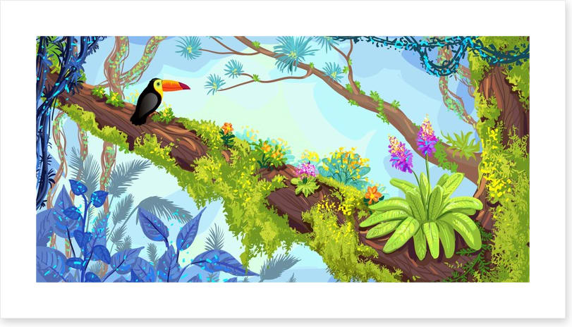 Toucan in the tree