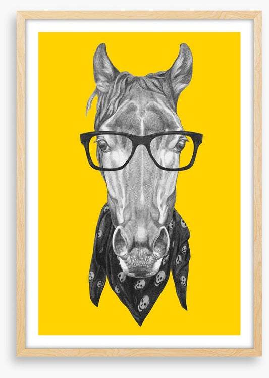 Hipster horse