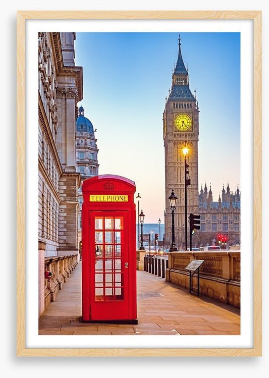 The phone box by Big Ben