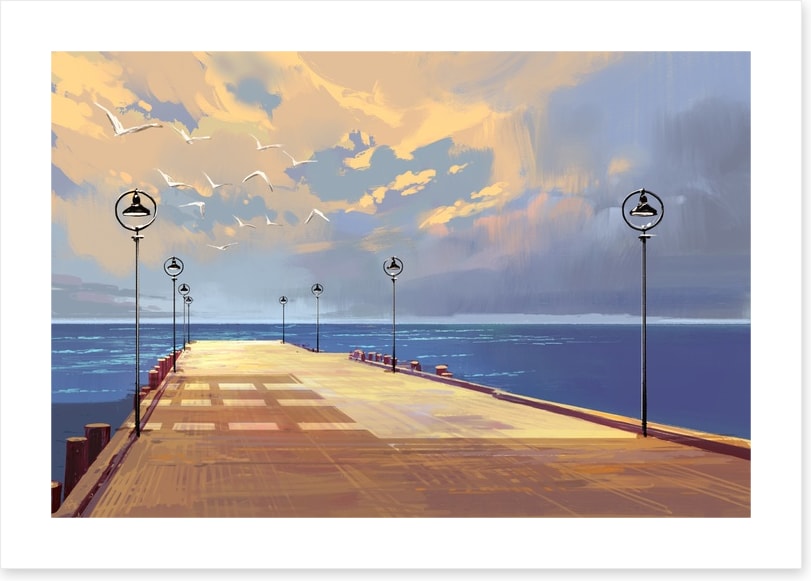 Bridge to the sea