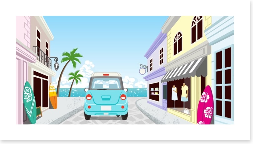 The surfers street