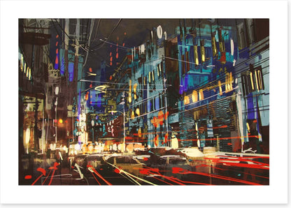 Lights passing by