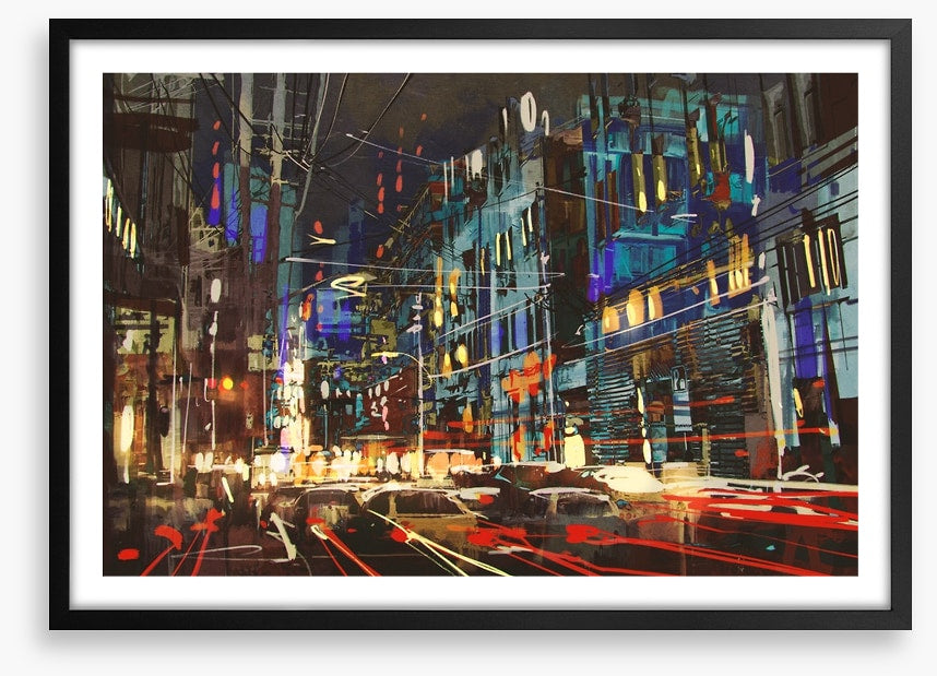 Lights passing by