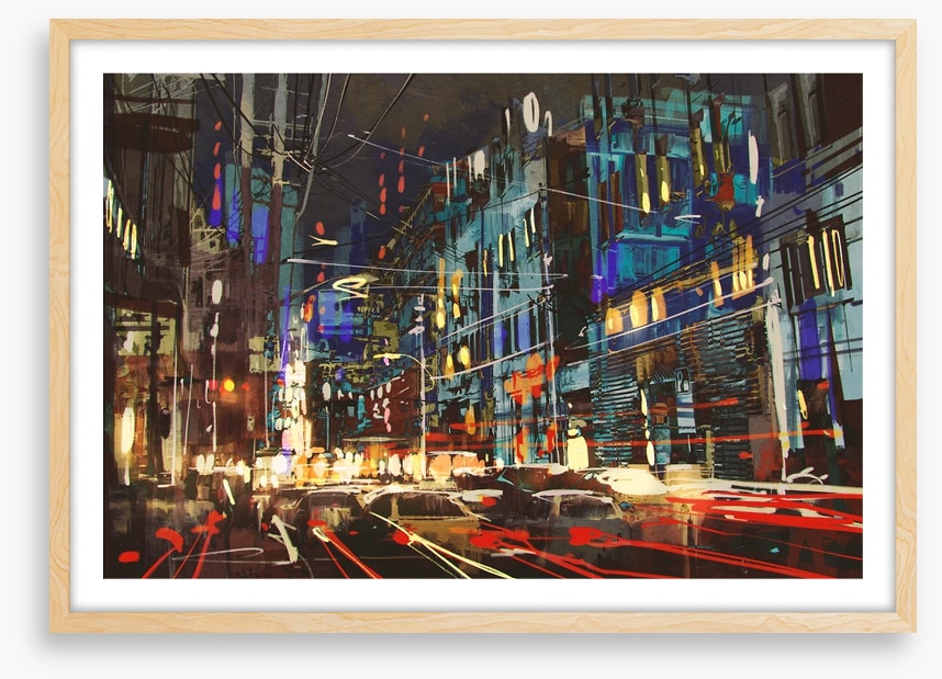 Lights passing by