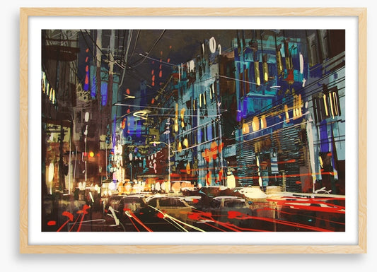 Lights passing by