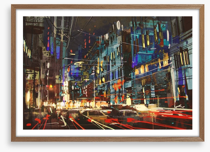 Lights passing by
