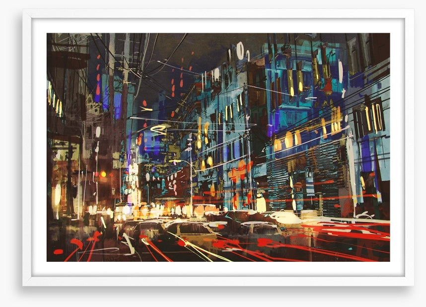 Lights passing by