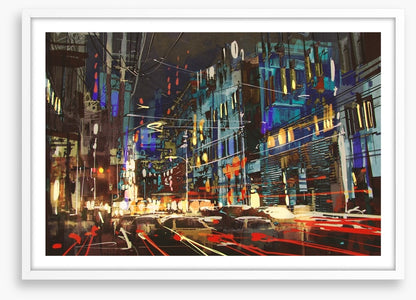 Lights passing by