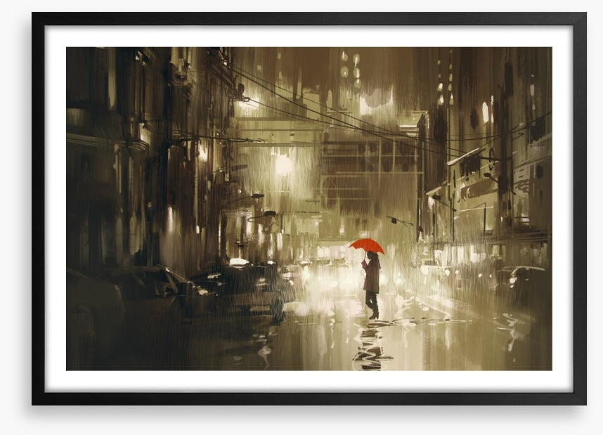 Red umbrella