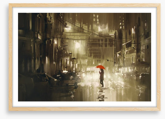 Red umbrella
