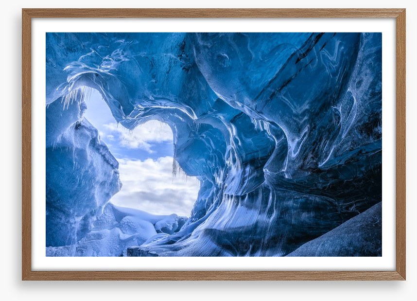 In the icicle cave
