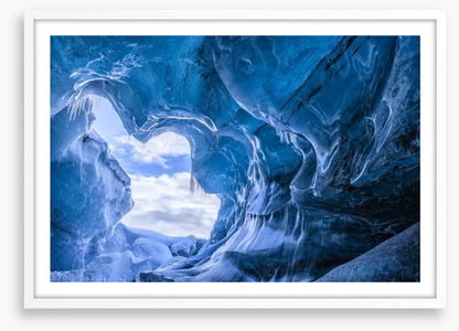 In the icicle cave