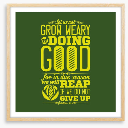 Doing good