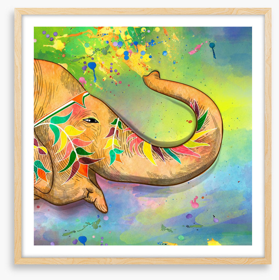 The elephant of Holi