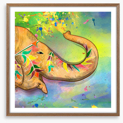 The elephant of Holi