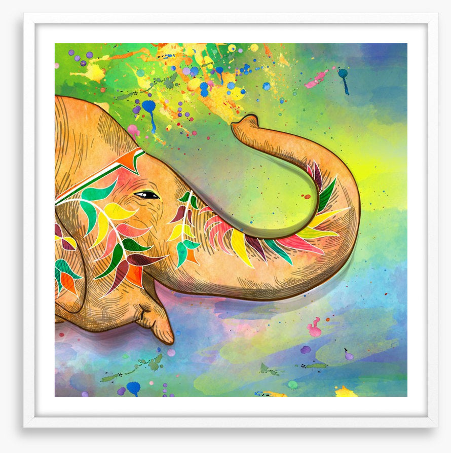 The elephant of Holi