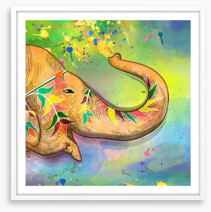The elephant of Holi