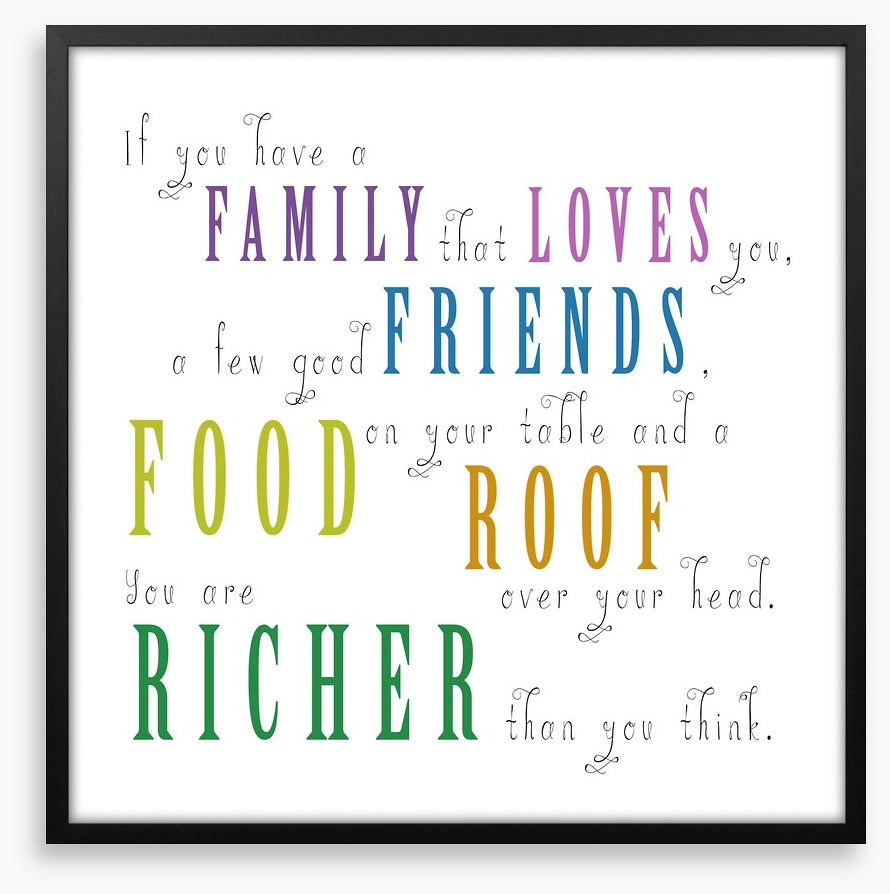 Richer than you think