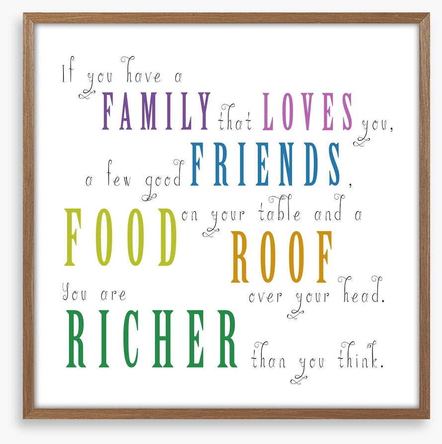 Richer than you think
