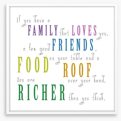 Richer than you think