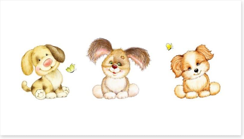 Three puppies