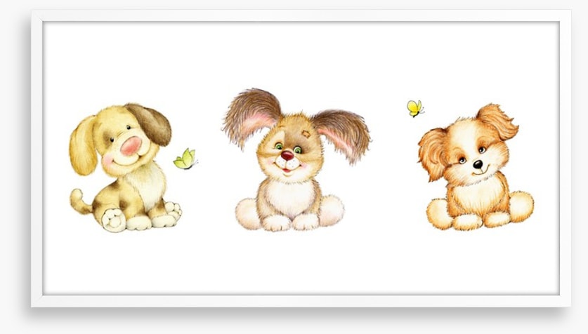 Three puppies