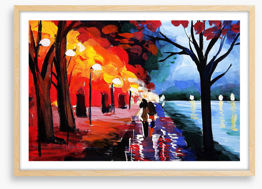 Lovers by the lake