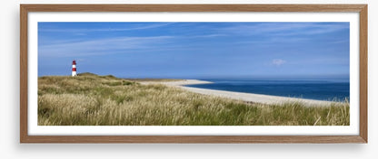 Lonely lighthouse panorama