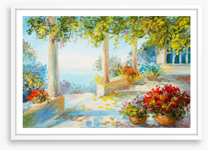 Terrace near the sea