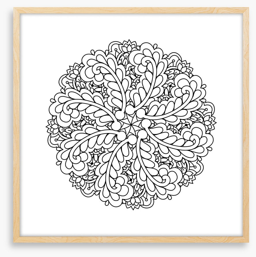 Colour me wreath