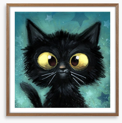 The black cat