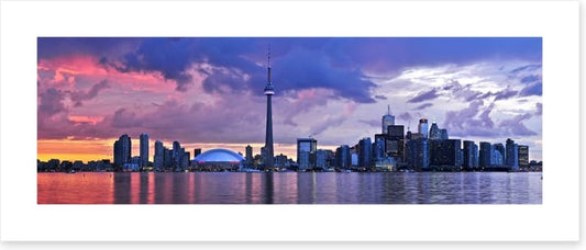 Toronto twilight panorama